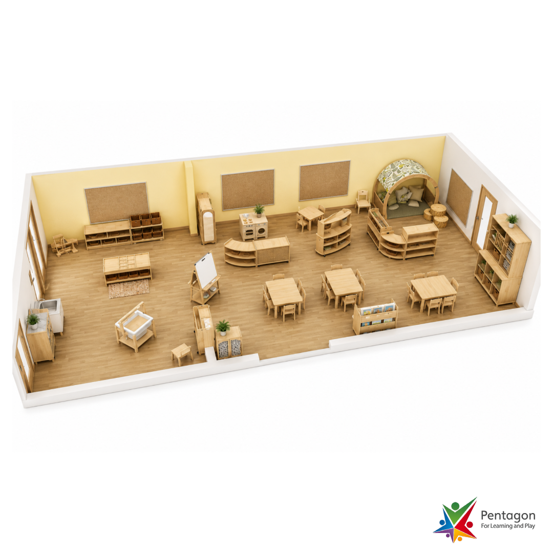 Sticker graphic representing Millhouse Complete Pre-School Classroom — 3–5 Years